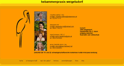 Desktop Screenshot of hebammen-weigelsdorf.at